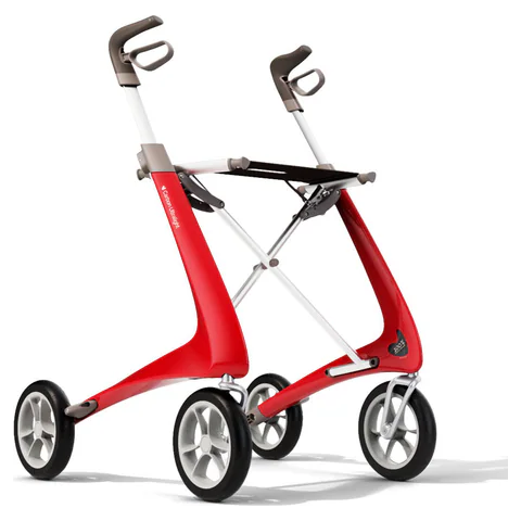 Red byACRE Carbon Ultralight rollator