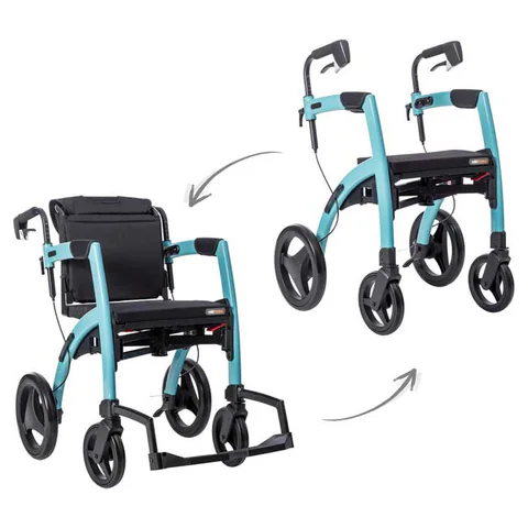 Rollz Motion in rollator and transport-chair configurations