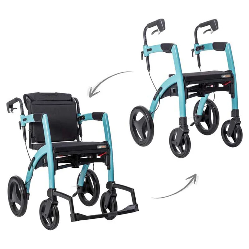 Rollz Motion rollator with transport-chair package