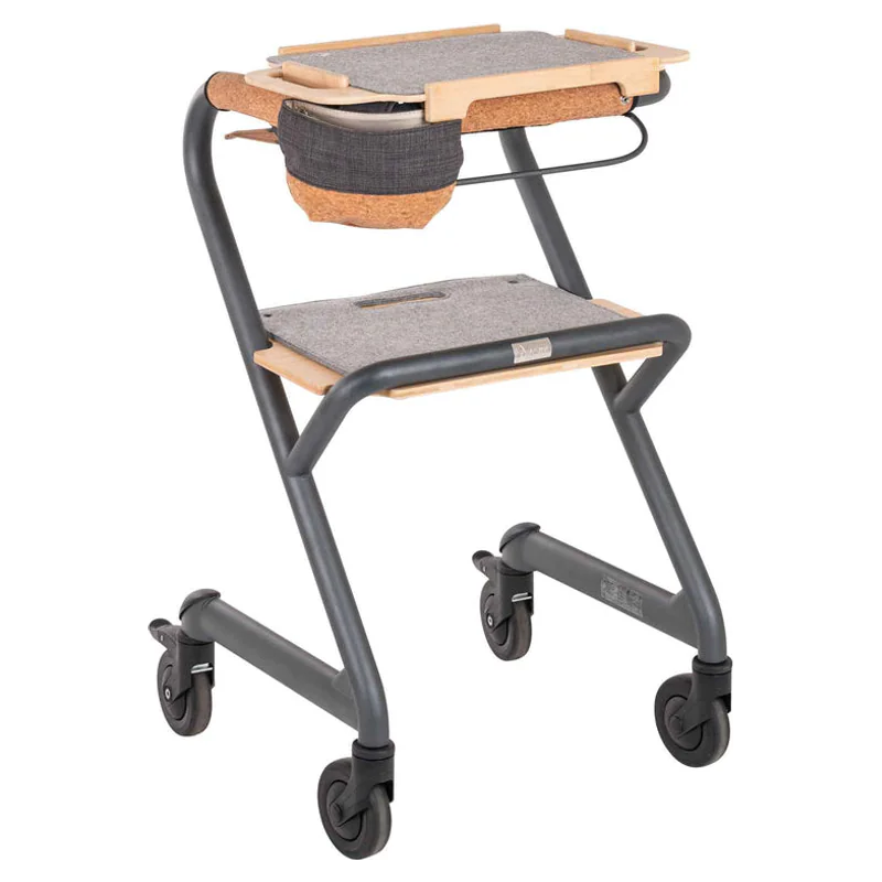 Grey Saljol WR50 indoor rollator with tray