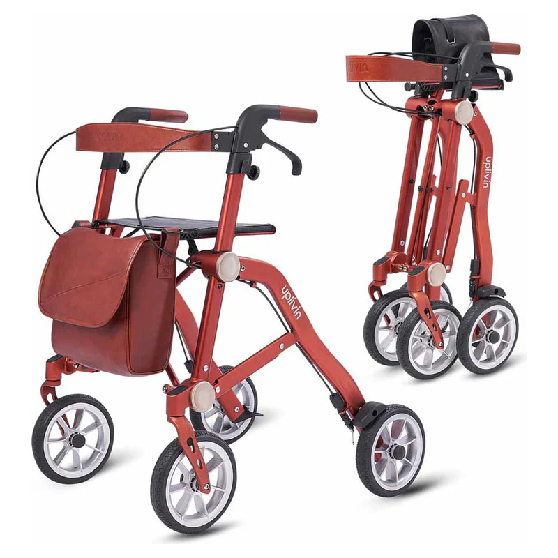Terracotta Uplivin Trive dual-folding rollator